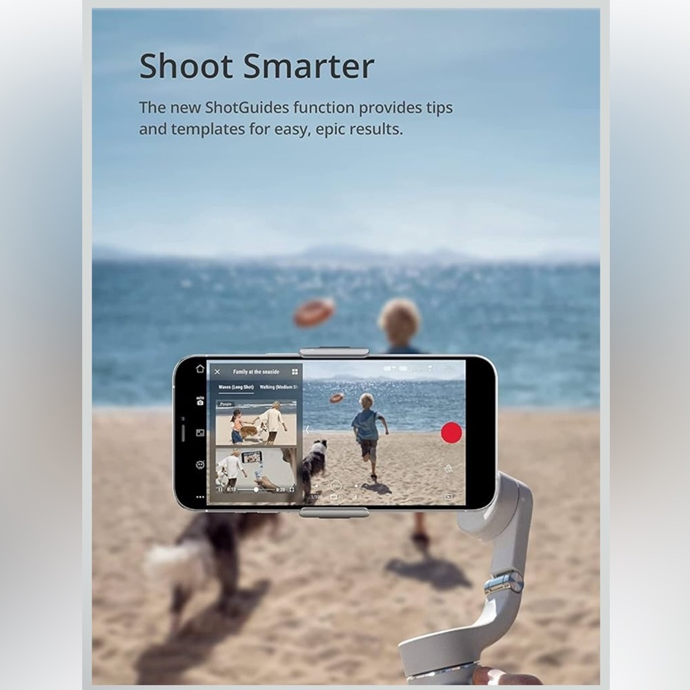 ⚡️Brand New•Motion Tracking DJI•Silver VR Smartphone Tripod/Stabilizer
